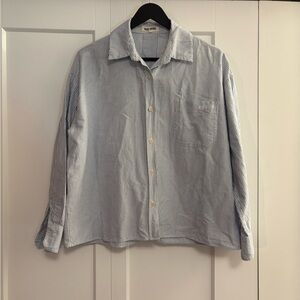 Djerf Breezy Top blue stripe